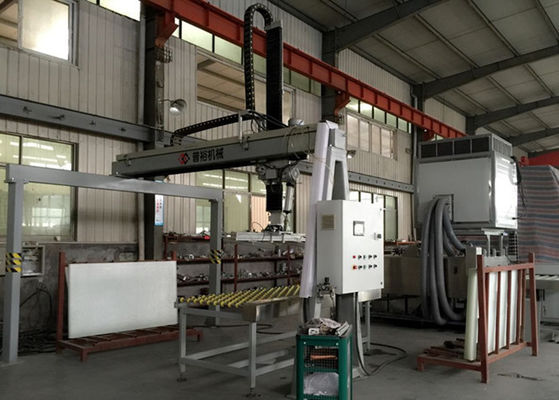 중국 PLC는 터치스크린을 가진 안전 유리 선을 위한 자동적인 유리제 선적 기계를 통제합니다 협력 업체