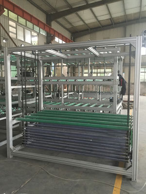 중국 수평한 자동 유리제 이동 및 도는 체계 20 PC 유리제 상점 협력 업체